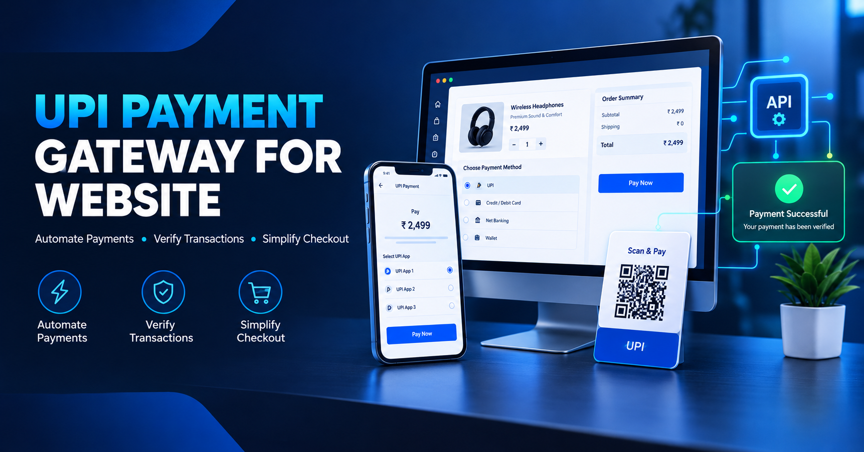 UPI Payment Gateway for Website | JaduPe